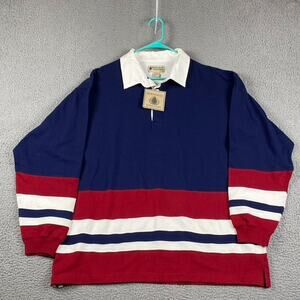 VTG Northwest Territory Rugby Shirt Men's XL Cotton Striped Colorblock K-Mart